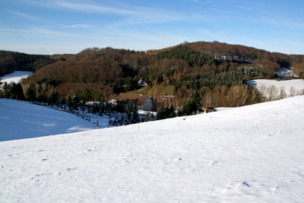 Winterpanorama auf dem Anderl-Heckmair-Weg Winterpanorama auf dem Anderl-Heckmair-Weg