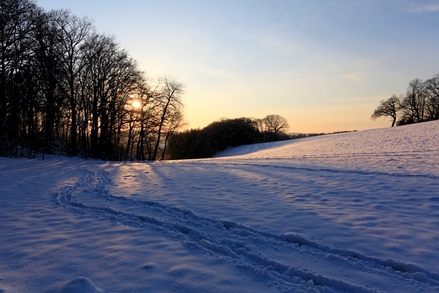 Winterlandschaft zwischen Langenberg und Niederelfringhausen Winterlandschaft zwischen Langenberg und Niederelfringhausen