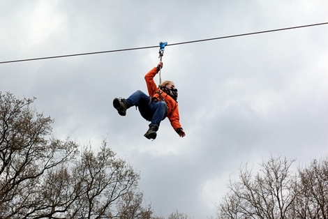 Hoch hinaus im Waldkletterpark Velbert-Langenberg